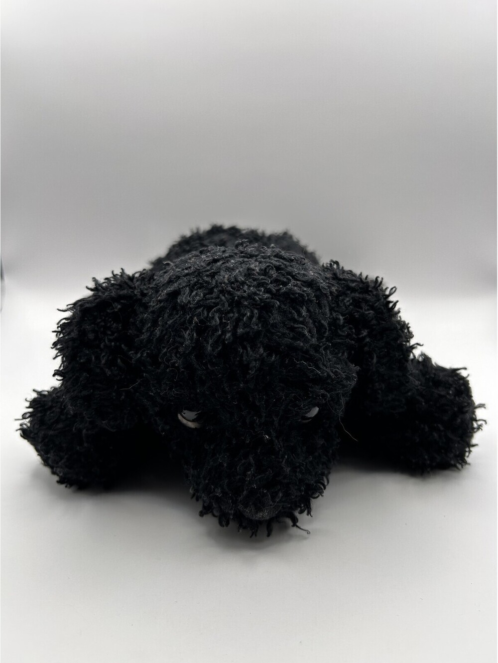 Russ Berrie Scruffy Black Shaggy Dog Plush